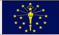 Indiana Table Flags